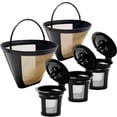 thumbnail image 1 of Filtro de café AODPWEN reutilizable para Ninja Dual Brew, paquete de 3, 1 of 6