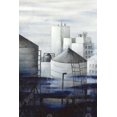 thumbnail image 3 of Gray city with blue clouds - 24"x36" canvas - Print on demand, 3 of 5