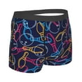 thumbnail image 3 of Daiia Multicolor Bowling Men's Underwear Boxer Briefs, Cotton Stretch Moisture-Wicking Underwear-X-Large, 3 of 9