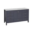 thumbnail image 4 of Horizon 60" Single Bathroom Vanity with Marine Gray Cabinet and Engineered Carrara Top, 4 of 6