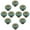 Bronze-Blue, variant on HDJNal 10 Pcs Vintage Ceramic Door Drawer Handles, 32mm Round Drawer Knobs, Furniture Knobs, Door Knobs, Furniture Handles for Cupboards , Dresser , Kitchen, Children's Room (Bronze-White)