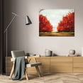 thumbnail image 3 of Allison Pearce 32x23 Gallery Wrapped Canvas Wall Art Titled - Red Glory, 3 of 4