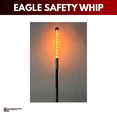 thumbnail image 4 of Eagle Manufacturing 8' Safety Whip - Black Fiberglass (Spring Base Quick-Disconnect / Amber LED), 4 of 5