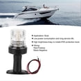 thumbnail image 2 of Marine Boat LED Navigation Light All Round 360 Yellow Light with Bracket, 2 of 4