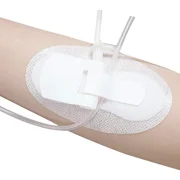 Numjaw 5Pcs Catheter Stabilization Device, Non-Woven Catheter Fixation Stickers, Catheter Legband Holder Sticker, Catheter Urinary Tube Holders