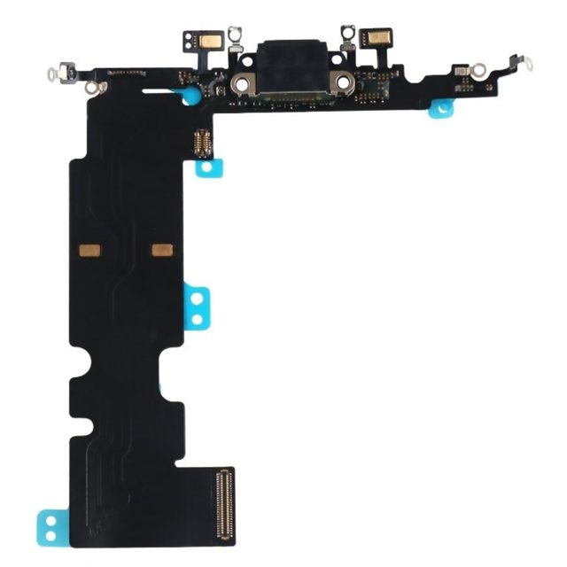 NATEFEMIN Black Charging Port Fix Charging Issue Replacement Dock Connector High Quality Repair Part Charging for Phone 8 Plus