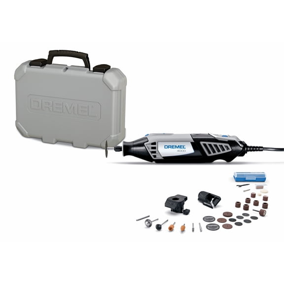 Dremel 4000 Series 1.6 Amp Corded Variable Speed Rotary Tool Kit with 32 Accessories and Carrying Case