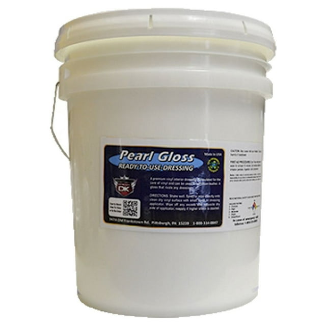 Detail King Pearl Gloss - Car Interior Cleaner & Dressing - Hard & Soft Vinyl Cleaner, Leather Cleaner - UV Protection - 5 Gallons