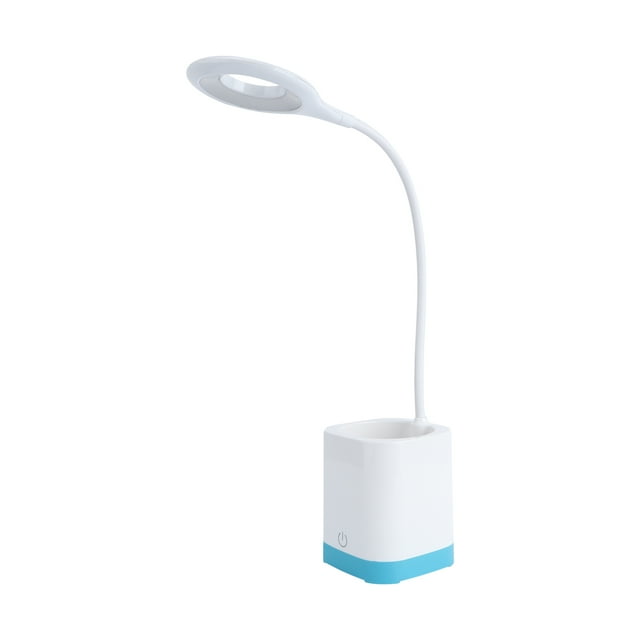 KAKOWELY Lampe de Table Conteneur de Stylo 1 Ensemble de Lampe de Table Conteneur de Stylo Lampe LED Protectrice pour les Yeux Lampe de Lecture Tactile 18.7"X3.35"X3.35 Pouces
