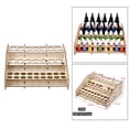 thumbnail image 6 of Wooden Paint Bottle Organizer for 64 Bottles of Paints Hobby Paint Display Rack for Craft Paint Art Supply Ink Tool Storage Holder,11.41x10.62x5.11inch, 6 of 8