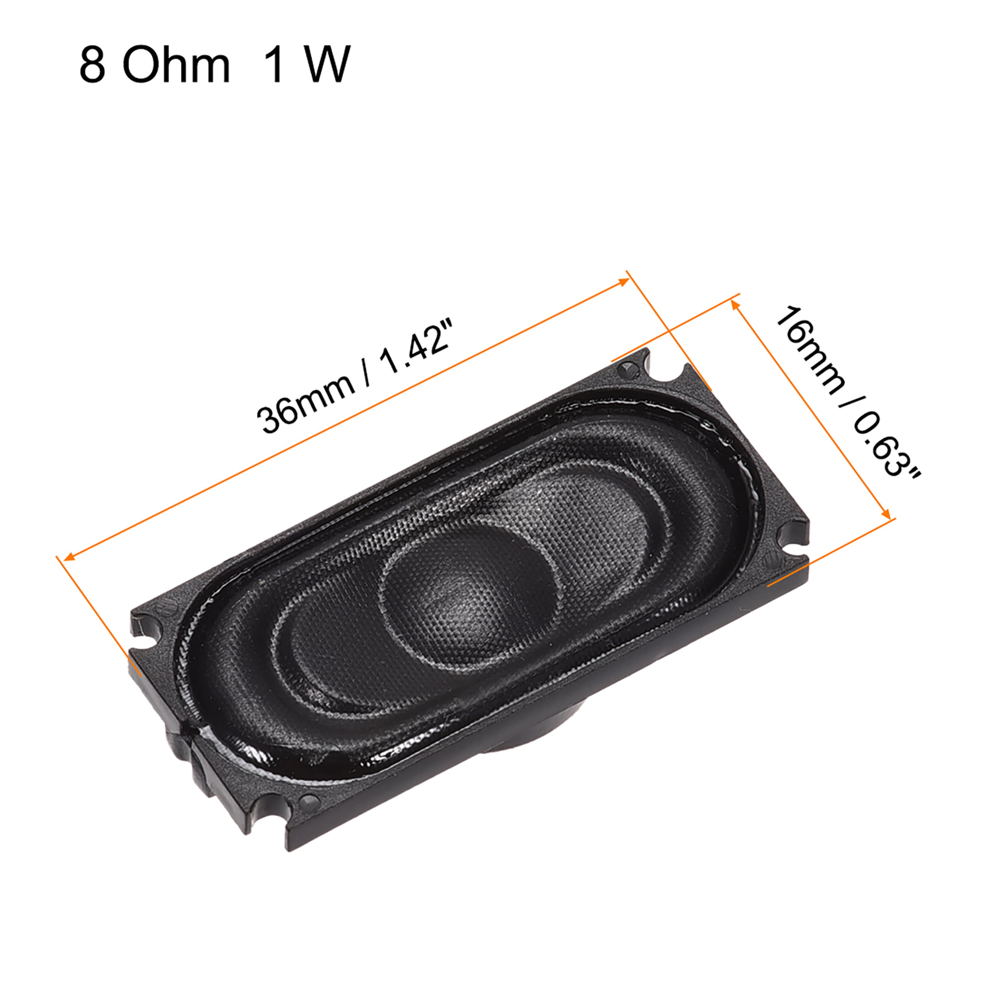 uxcell 0.5 W 8 Ohm DIY Speaker 40mm Round-Shape Replacement Loudspeaker