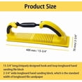 thumbnail image 2 of Longboard Hand Sanding File Block: Adjustable Radius Flex Sanding Block Hand Grinder, Sanding Blocks Auto Body, Flexible Sanding Block for Automobile Ship Wood Grinding, 2 of 7