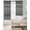 White Light Gray Dark Gray, variant on Grey White Boho Blackout Curtains for Bedroom 45 Inch Length 2 Panels Set, Vintage Ethnic Tribe Abstract Art Thermal Insulated Energy Saving Window Treatment Curtains Blackout Drapes 52"x45"