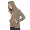 thumbnail image 2 of Campus Sutra Women Solid Stylish Casual Hooded Sweatshirts, 2 of 3