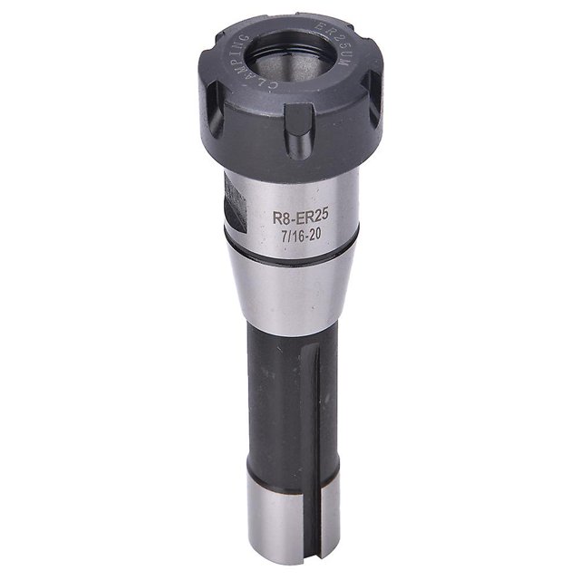 R8-ER25 7/16"-20 UNF Collet Chuck Holder for Milling Machine, CNC Lathe Parts