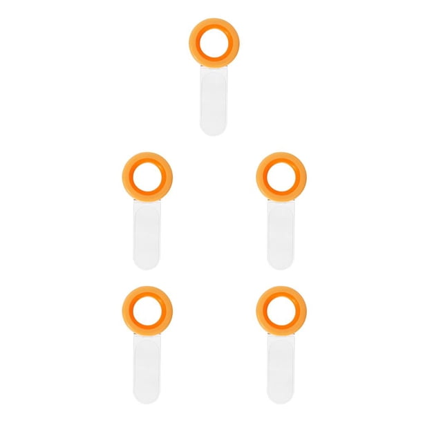 Kearding Elevador de asiento de inodoro Cubierta de manija universal Soporte de elevación Hogar naranja Naranja 5Conjunto