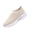 Beige_010, variant on Women Elastic Knit Walking Shoes, Lightweight Slip On Breathable Casual Sneakers, Soft Comfortable Daily Yoga Outdoor Footwear Purple 10(EU-43)