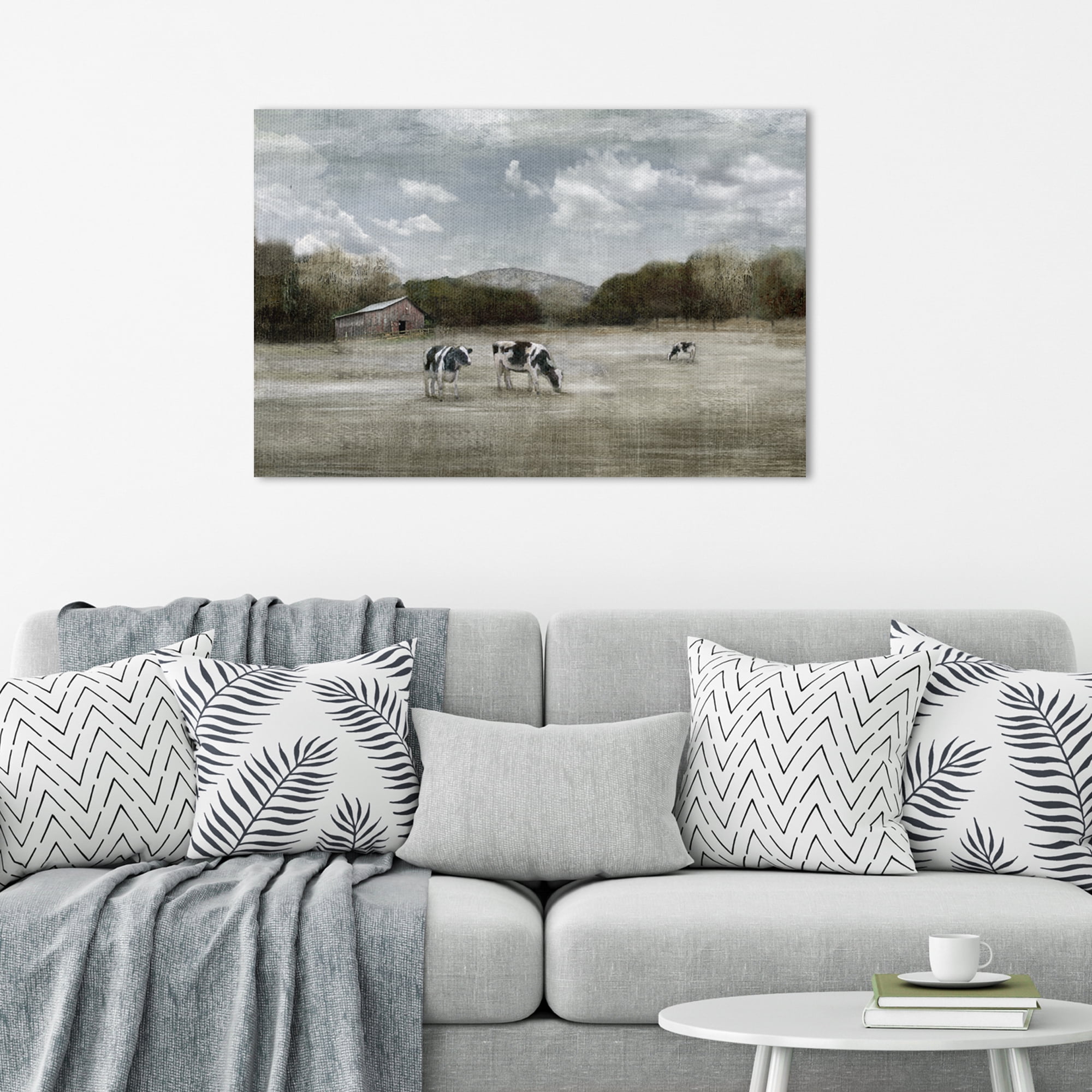 Country Satisfaction by Nan Wrapped Canvas Painting Art Print