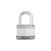 Master Lock 2" H x 1-1/4" W x 2-1/2" L Steel Dual Ball Bearing Locking Padlock 1 pk Keyed Alike
