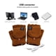 thumbnail image 4 of Guantes eléctricos USB Cómodos mitones portátiles con calefacción para esquiar Montar a caballo Senderismo Likrtyny Para estrenar, 4 of 5