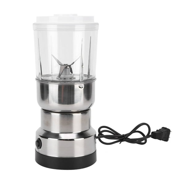 Electric Grain Grinder, Multifunctional Stainless Steel Healthy Powder Grinder Machine Seeds Flour Nut Pill Wheat Corn Herbs Spices & Seasonings US Plug 110V