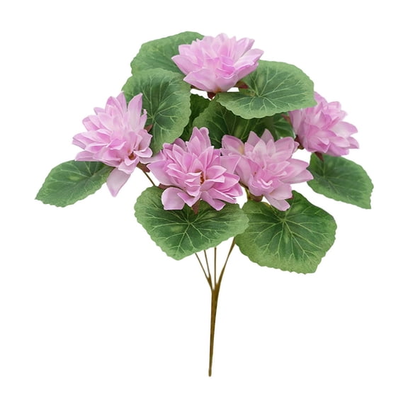 COM1950s Artificial Lotus Flower, Single Stem Realistic Faux Lotus Arrangement, Lifelike Water Lily Fake Flower for Home Dining Table TV Cabinet Fish Tank Decoration