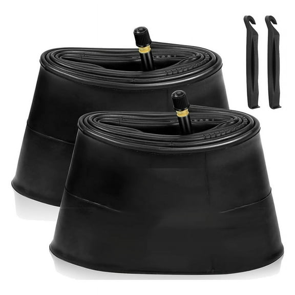 2 Pack 26X4.0 Fat Bike Tube with AV 32mm Valve, Tubes Tire Levers, for Road/Mountain /E