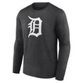 thumbnail image 2 of Men's Charcoal Detroit Tigers Monochrome Long Sleeve T-Shirt, 2 of 3