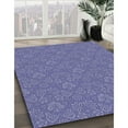 thumbnail image 2 of Ahgly Company Indoor Square Patterned Deep Purple Novelty Area Rugs, 3' Square, 2 of 6