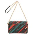 thumbnail image 2 of FORMRS Women Crossbody Purse with Chain Strap Vegan Leather Shoulder Handbag, Green Stars Abstract, 2 of 7