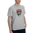 thumbnail image 2 of T-Shirt Basique à Manches Courtes pour Homme Florida Panthers Mode Gris 3X-grand, 2 of 5
