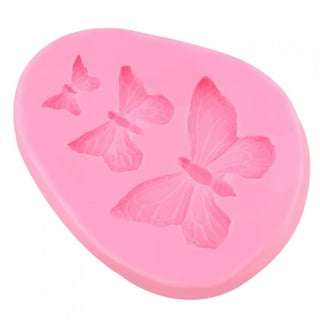 O'creme Butterfly Silicone Fondant Mold - 3 X 8 - 3 Cavities - Pink :  Target