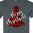 thumbnail image 4 of Inktastic Red Buffalo Plaid Christmas Tree T-Shirt, 4 of 5