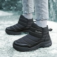 thumbnail image 2 of Mid Calf Winter Snow Boots for Women Girls Cold Weather Velvet Lined Warm Walking Work Ankle Booties, 2 of 6