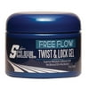 Luster's Pink Free Flow Moisturizing Twist & Lock Jar Hair Styling Gel, 9.5 oz