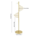 thumbnail image 2 of 5.58ft Height Scarf Display Rack Freestanding  Spiral Scarf Holder Scarf Organizer Pants Belt Jewelry Holder Space Saver for Closet Cloth Shop Home, 2 of 9