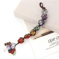 thumbnail image 4 of 7-colored chakra stones, natural crystal car hanging pendant, 4 of 5