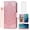 Pink, variant on Asuwish Compatible with Motorola Moto G 5G 2024 Wallet Phone Case and Tempered Glass Screen Protector Flip Credit Card Holder Stand Mandala Flower Cell Cover for G5G 5 G G5 Women Men Purple