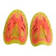 thumbnail image 4 of Palas de natación, guantes de natación, suministros profesionales, portátiles, ergonómicos y prácticos. Naranja Amarillo S, 4 of 8
