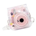 thumbnail image 2 of Injueey PortableTransparent PVC Camera Case Cover Shell con correa para el hombro Fotografía Bolsa protectora Reemplazo para Mini 11 Accesorios de cámara y óptica rosado, 2 of 6