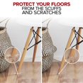 thumbnail image 4 of Felt Chair Leg Pads Self Adhesive Floor Protectors Table Cap Cover Pads Feet, 4 of 8