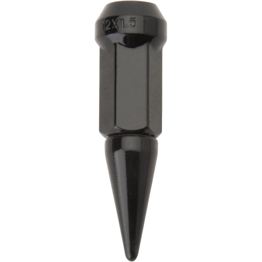 (16 Pack) Tusk Spike Tapered Lug Nut 12mm x 1.50mm Thread Pitch Black For Tracker 800SX Waterfowl 2022-2023