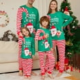 thumbnail image 2 of Christmas Pajamas Set  Neck Long Sleeve Washable Quick Drying Cartoon Print  Family Loungewear Sleepwear, 2 of 8
