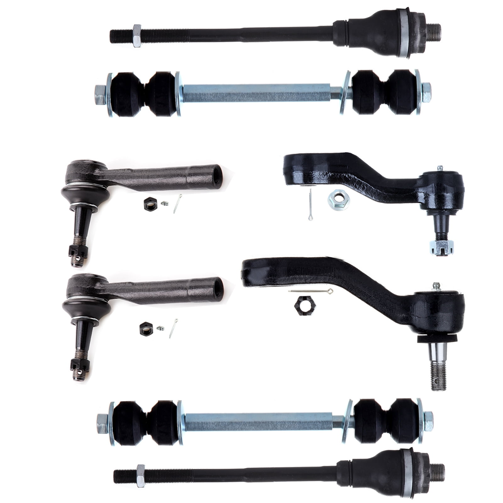 AUTOMUTO Replacement Parts Front Inner Outer Tie Rod Ends Sway Bar