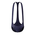 thumbnail image 1 of Birdeem Mens Sexy Underpants Pure Color Sling Breathable Patchwork Ice-Silk Underwear, 1 of 1
