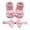 Pink, variant on MDUKONU Kids Socks Soft Bottom Toddler Shoes Socks Bowkot Princess Socks Floor Socks and Bow Hairband Yellow