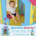 thumbnail image 5 of COCLUB Playhouse Indoor EVA Foam with Kitchen Playset Playroom Toys, Indoor Playground for Boys and Girls, Red, Red, 5 of 8