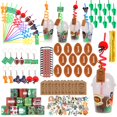 thumbnail image 1 of Balón antiestrés LiyIQ de Football Party Favors, 158 unidades, con pajita en forma de copa, 1 of 6