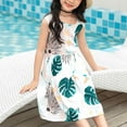 thumbnail image 5 of Utoimkio Clearance Girls Summer Maxi Dress Kids Floral Print Sundress Summer Toddler Girl Clothes for 3-15 Years, 5 of 5