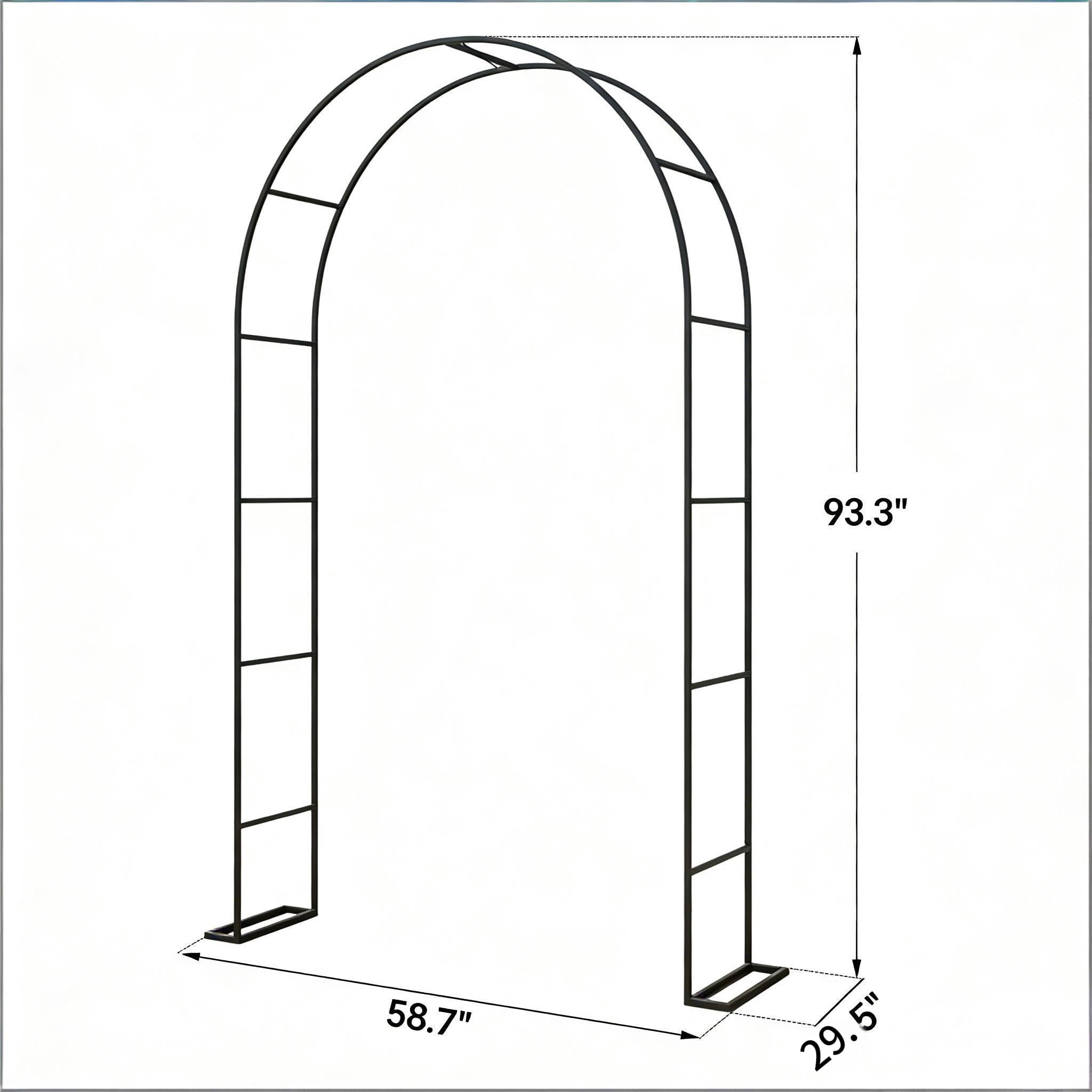 Outdoor Arbor Trellis, Wedding Arch Stand Garden Arch
